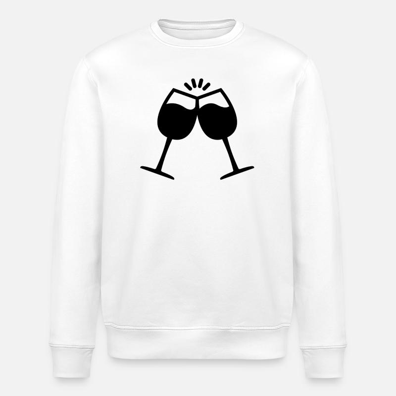 Vin - Sweat bio ROLLER Stanley/Stella Unisexe - blanc