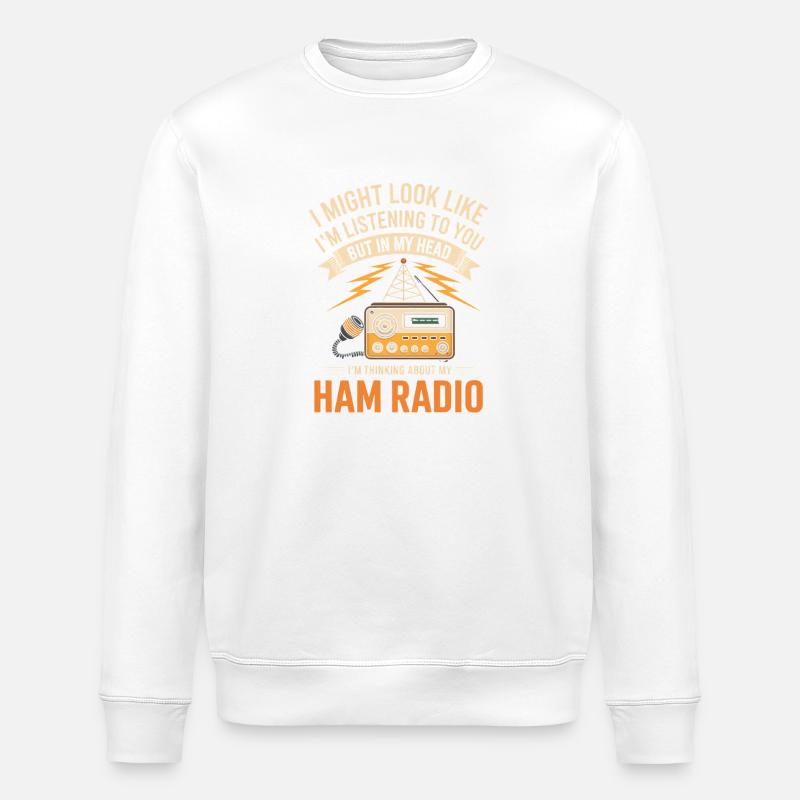 Ham Radio Tee - Sweat bio ROLLER Stanley/Stella Unisexe - blanc