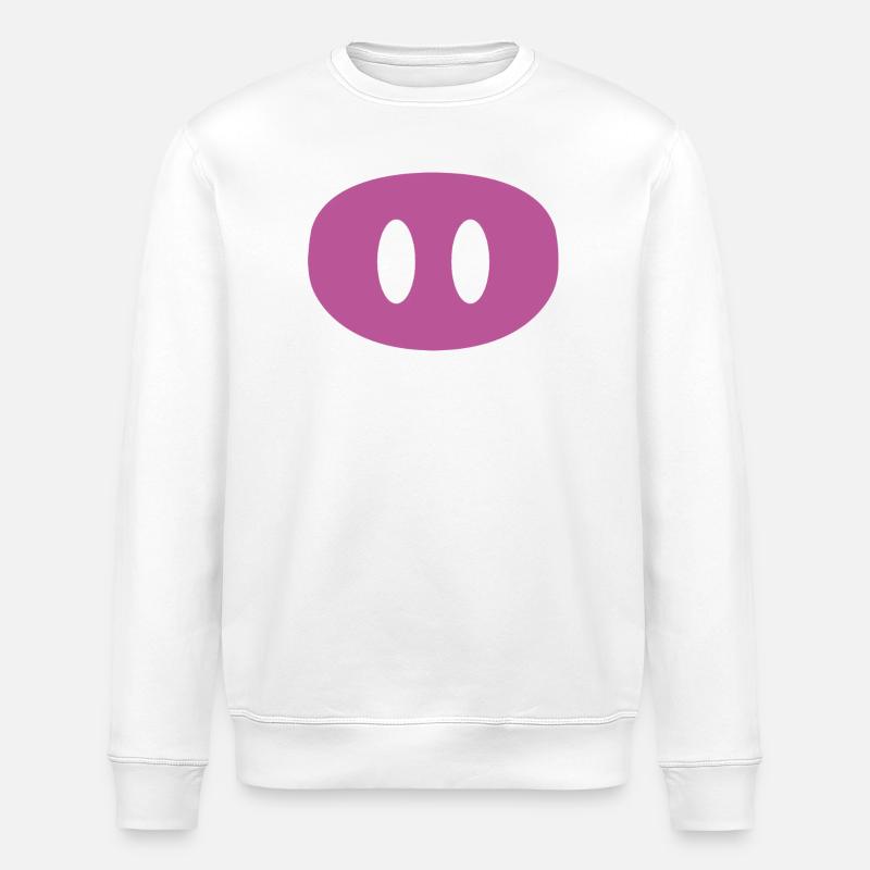 Museau de cochon - Sweat bio ROLLER Stanley/Stella Unisexe - blanc