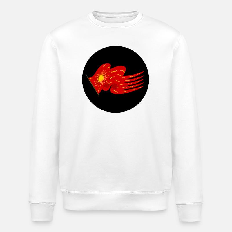 Oriflamme Saint Denis - Sweat bio ROLLER Stanley/Stella Unisexe - blanc