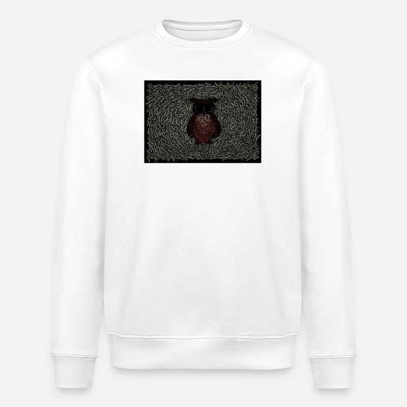 Funny owl - Sweat bio ROLLER Stanley/Stella Unisexe - blanc