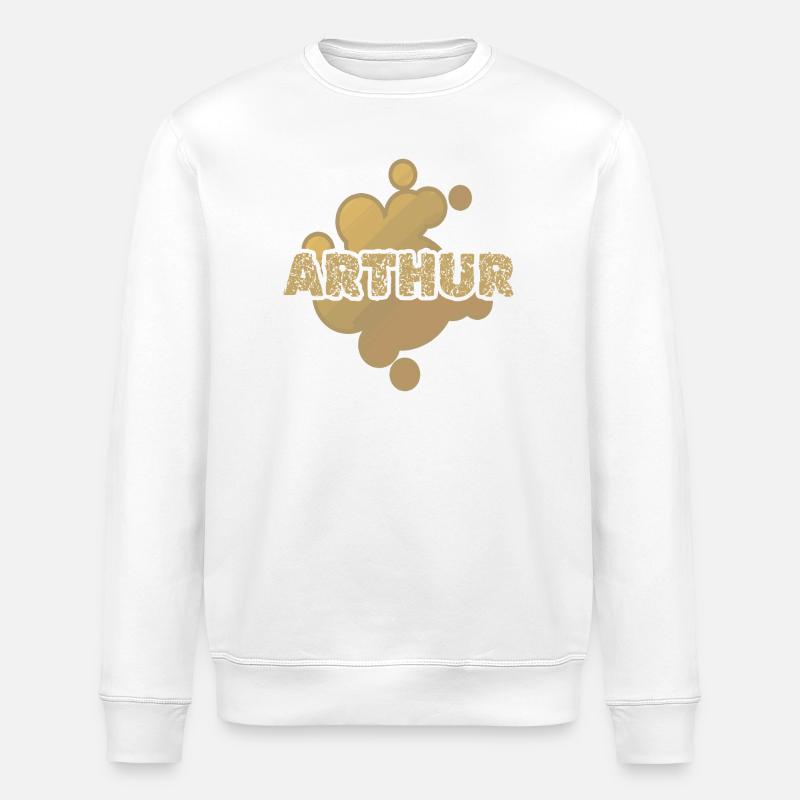 Arthur - Stanley/Stella Unisex Bio-Sweatshirt ROLLER - Weiß