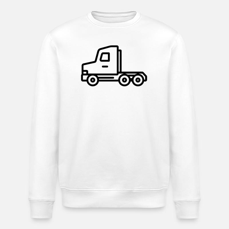 camion - Sweat bio ROLLER Stanley/Stella Unisexe - blanc