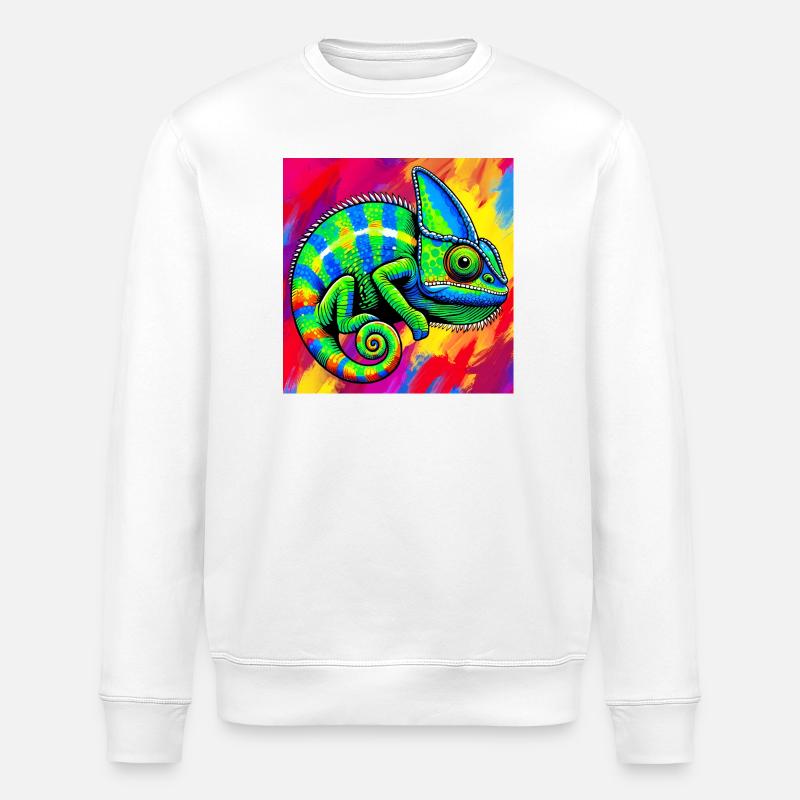 chameleon - Stanley/Stella ROLLER Unisex Organic Sweatshirt - white