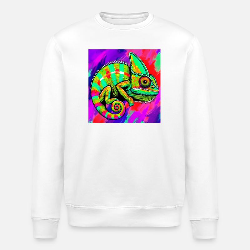 chameleon - Stanley/Stella ROLLER Unisex Organic Sweatshirt - white