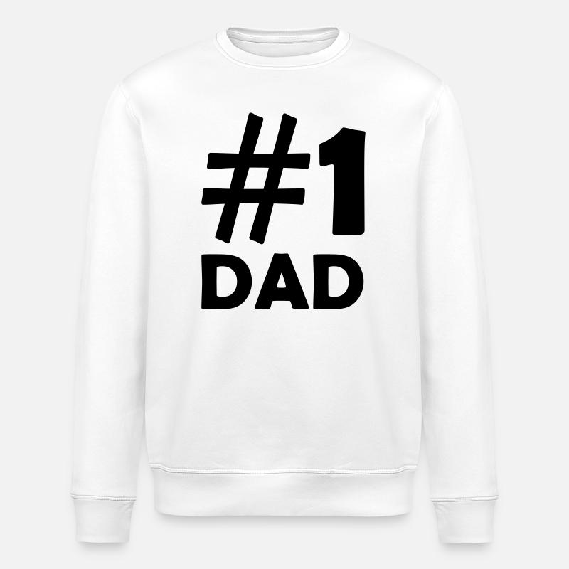 1 père - Sweat bio ROLLER Stanley/Stella Unisexe - blanc