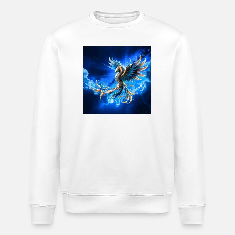 Phénix du Ciel de Feu - Sweat bio ROLLER Stanley/Stella Unisexe - blanc