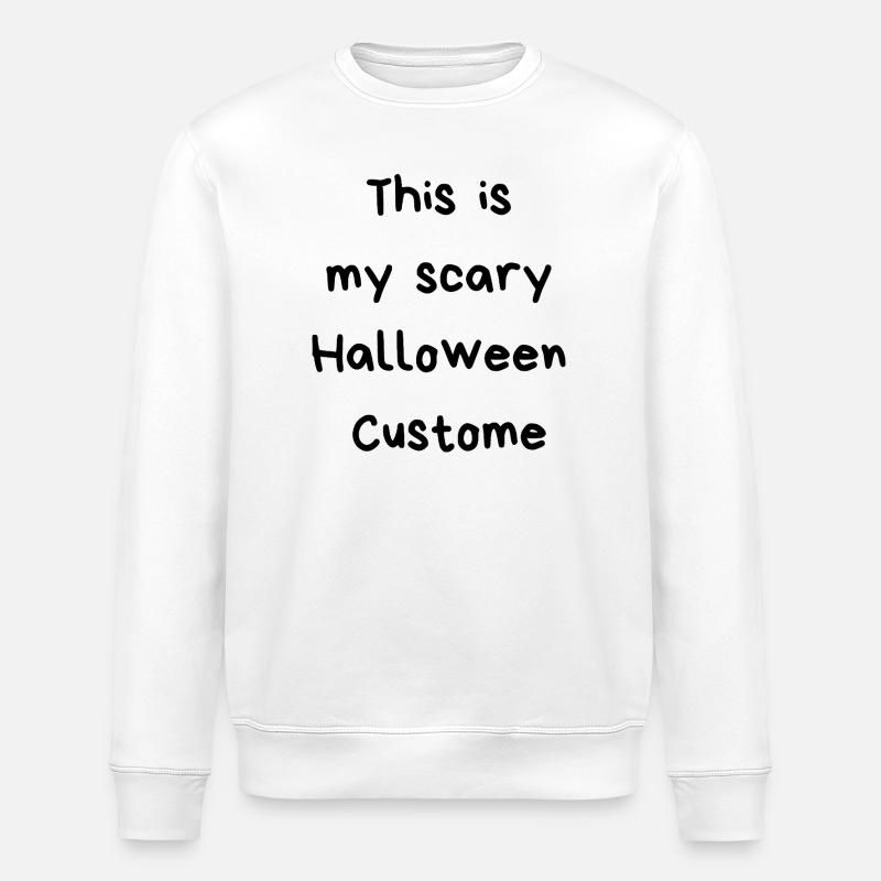 Halloween Kostüm - Stanley/Stella Unisex Bio-Sweatshirt ROLLER - Weiß