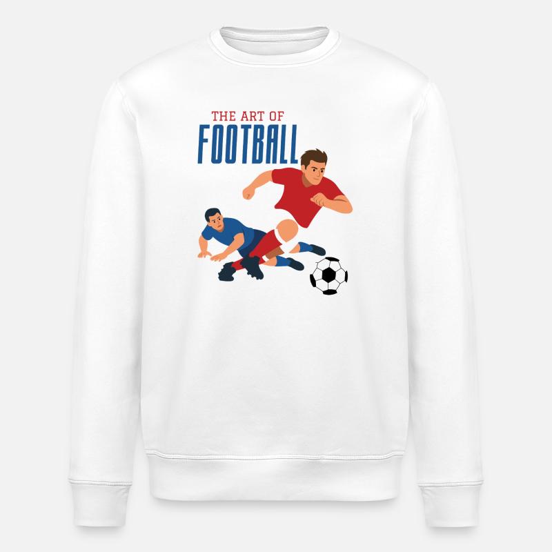 L’art du football, le dribble - Sweat bio ROLLER Stanley/Stella Unisexe - blanc