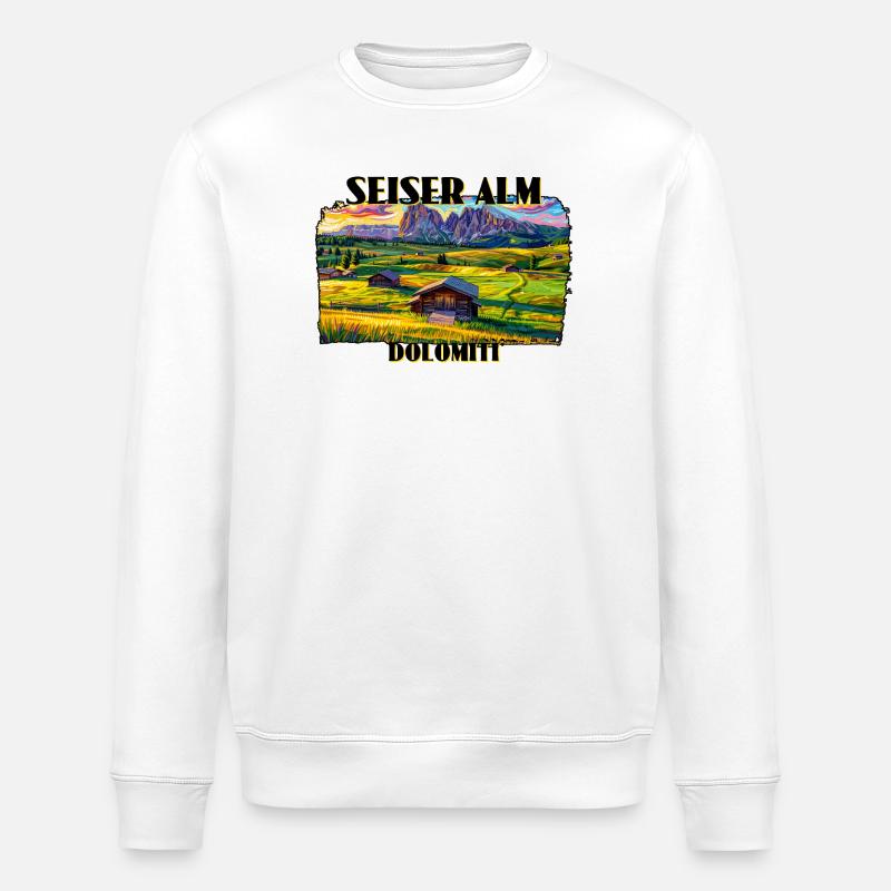 Alpe di Siusi - Sweat bio ROLLER Stanley/Stella Unisexe - blanc