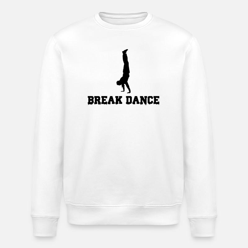 Break Dance - Stanley/Stella Unisex Bio-Sweatshirt ROLLER - Weiß