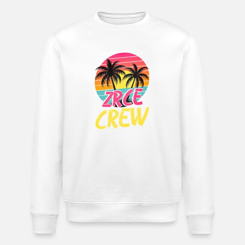 Zrce Party Crew - Stanley/Stella Unisex Bio-Sweatshirt ROLLER - Weiß