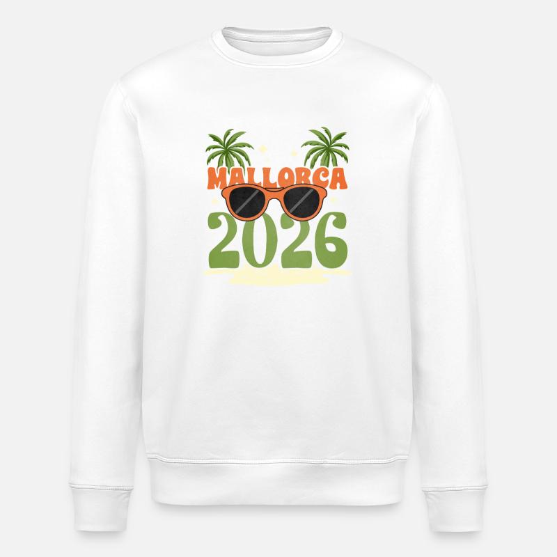 Majorque 2026 - Sweat bio ROLLER Stanley/Stella Unisexe - blanc
