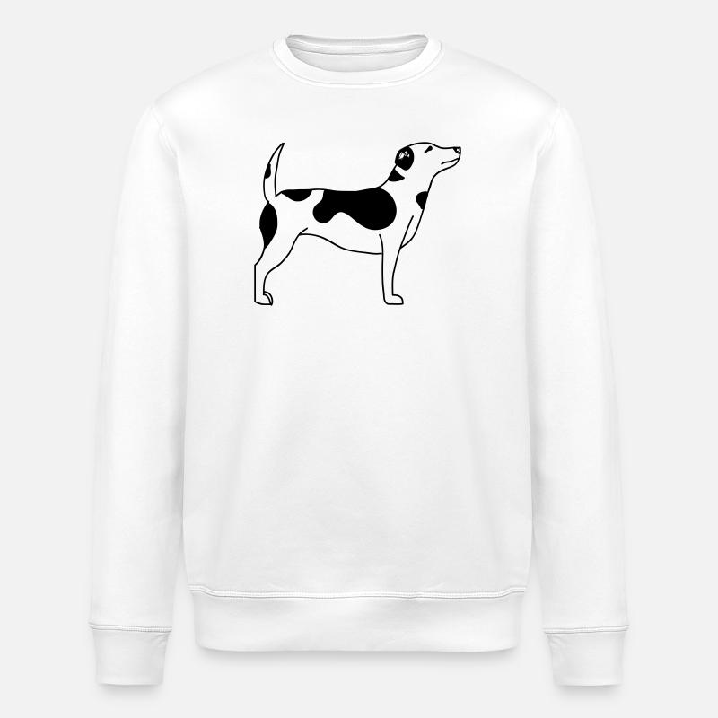 Hund - Stanley/Stella Unisex Bio-Sweatshirt ROLLER - Weiß