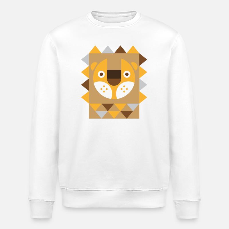 Löwe - Stanley/Stella Unisex Bio-Sweatshirt ROLLER - Weiß