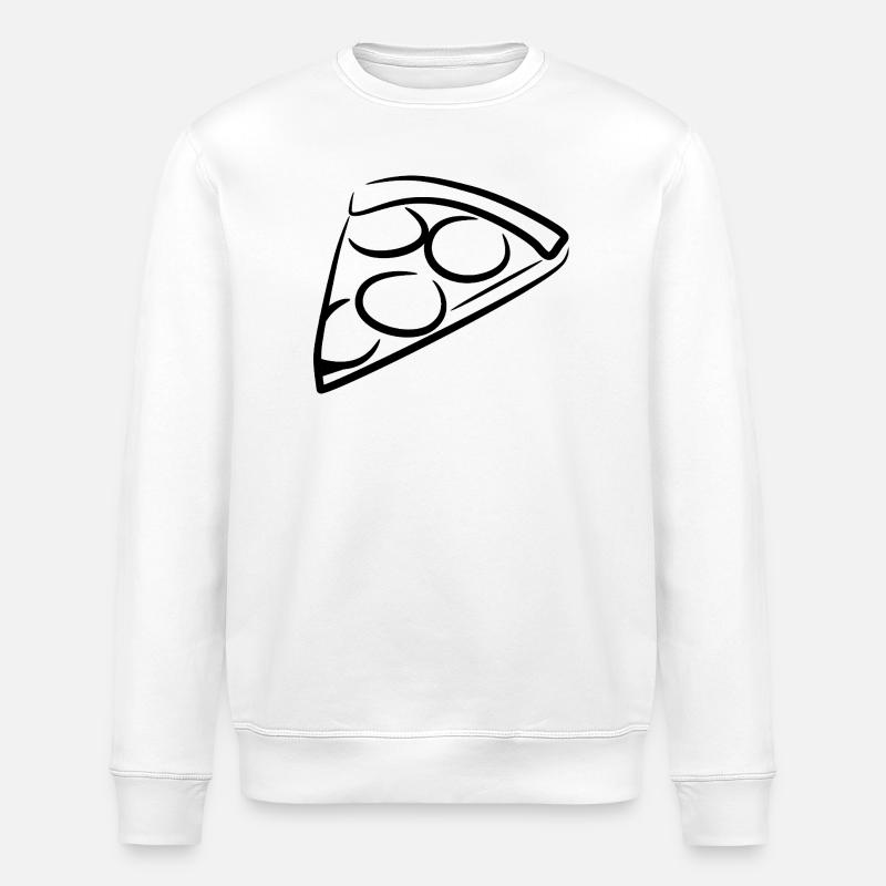 Pizza - Sweat bio ROLLER Stanley/Stella Unisexe - blanc