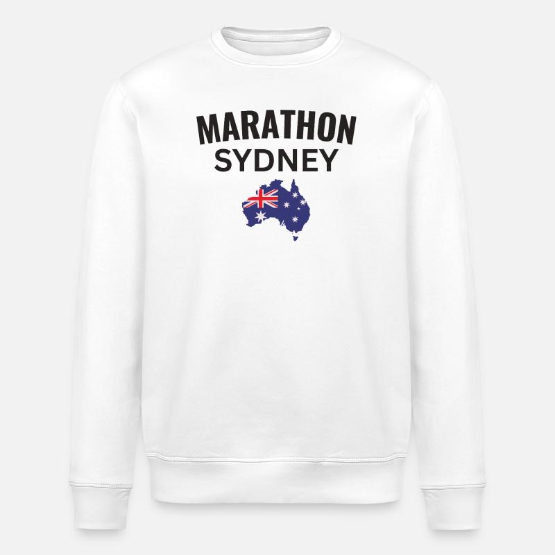 Marathon Sydney - Sweat bio ROLLER Stanley/Stella Unisexe - blanc