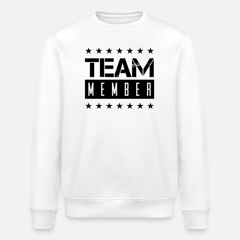 team_member- - Sweat bio ROLLER Stanley/Stella Unisexe - blanc