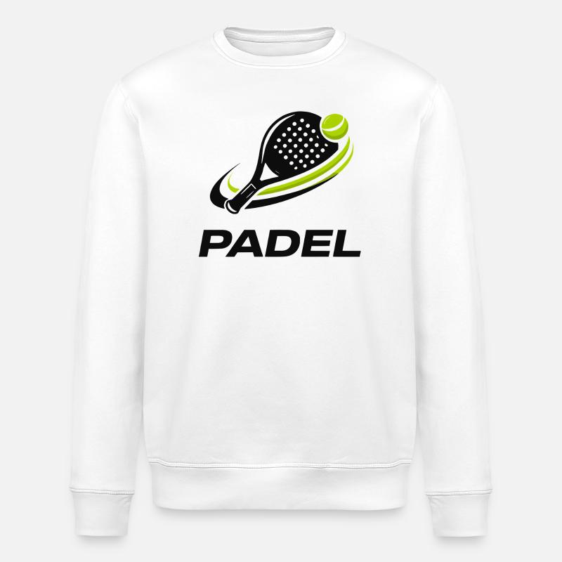 Padel - Stanley/Stella Unisex Bio-Sweatshirt ROLLER - Weiß