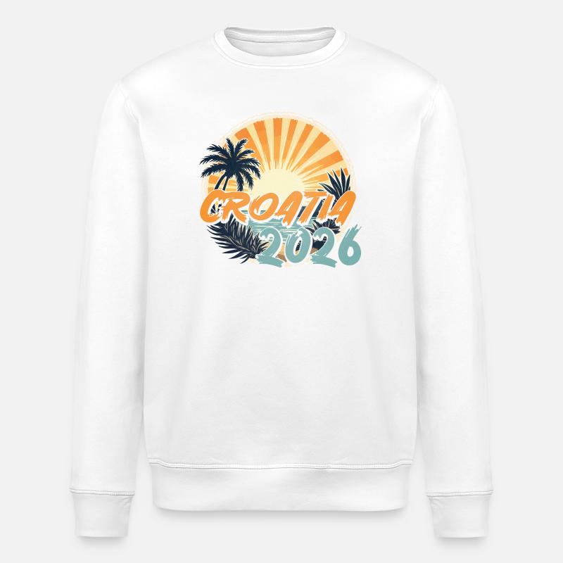 Croatia 2026 - Stanley/Stella Unisex Bio-Sweatshirt ROLLER - Weiß