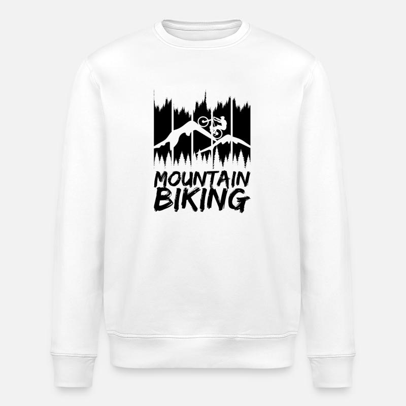 Mountainbiken - Stanley/Stella Unisex Bio-Sweatshirt ROLLER - Weiß