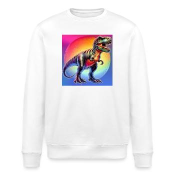 dinosaure - Sweat bio ROLLER Stanley/Stella Unisexe - blanc - Devant - Nik (191cm)