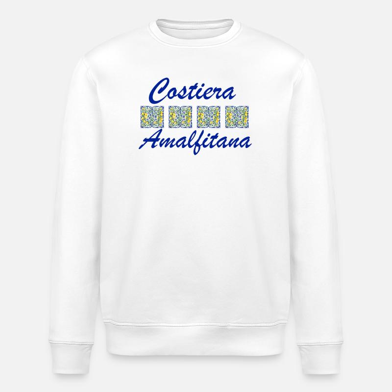 Amalfiküste - Stanley/Stella Unisex Bio-Sweatshirt ROLLER - Weiß