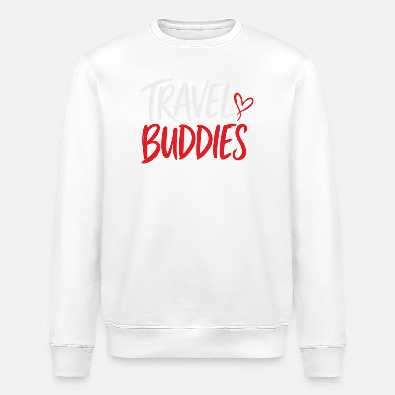 Compagnons de voyage Amis de voyage - Sweat bio ROLLER Stanley/Stella Unisexe - blanc