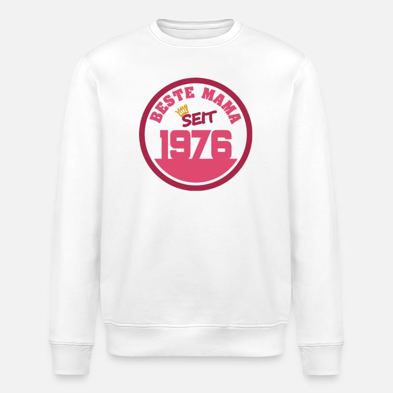 Mutti 1976 - Sweat bio ROLLER Stanley/Stella Unisexe - blanc