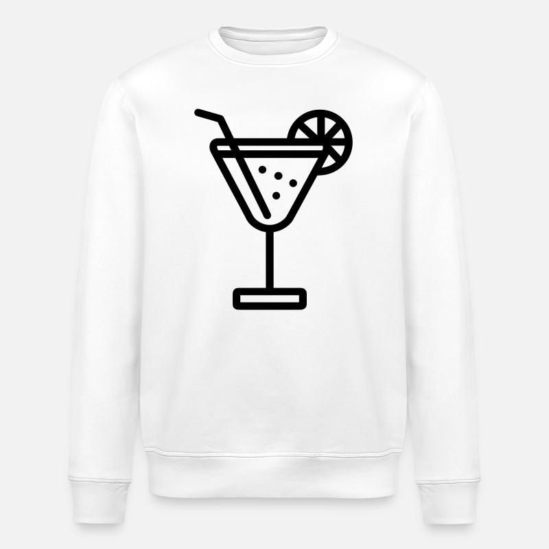 Cocktail - Stanley/Stella Unisex Bio-Sweatshirt ROLLER - Weiß