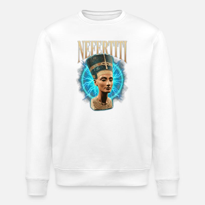 Nefertiti Donner - Sweat bio ROLLER Stanley/Stella Unisexe - blanc