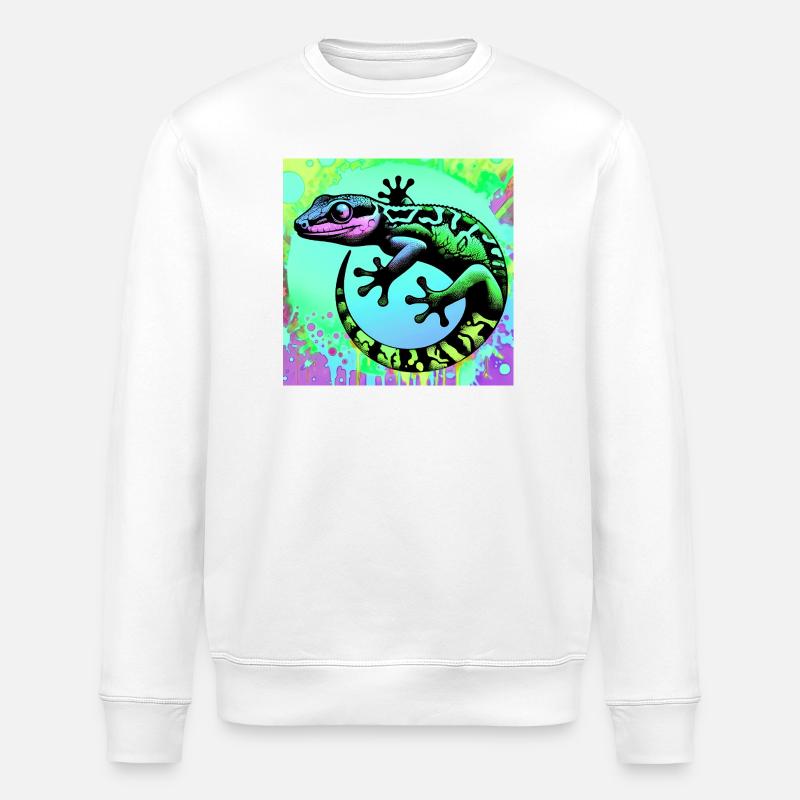 Gecko - Sweat bio ROLLER Stanley/Stella Unisexe - blanc