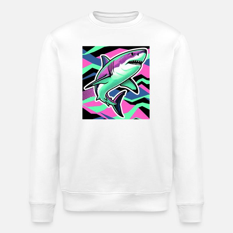 Hai - Stanley/Stella Unisex Bio-Sweatshirt ROLLER - Weiß