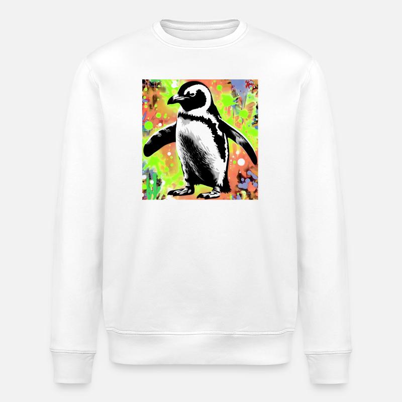 penguin - Stanley/Stella ROLLER Unisex Organic Sweatshirt - white