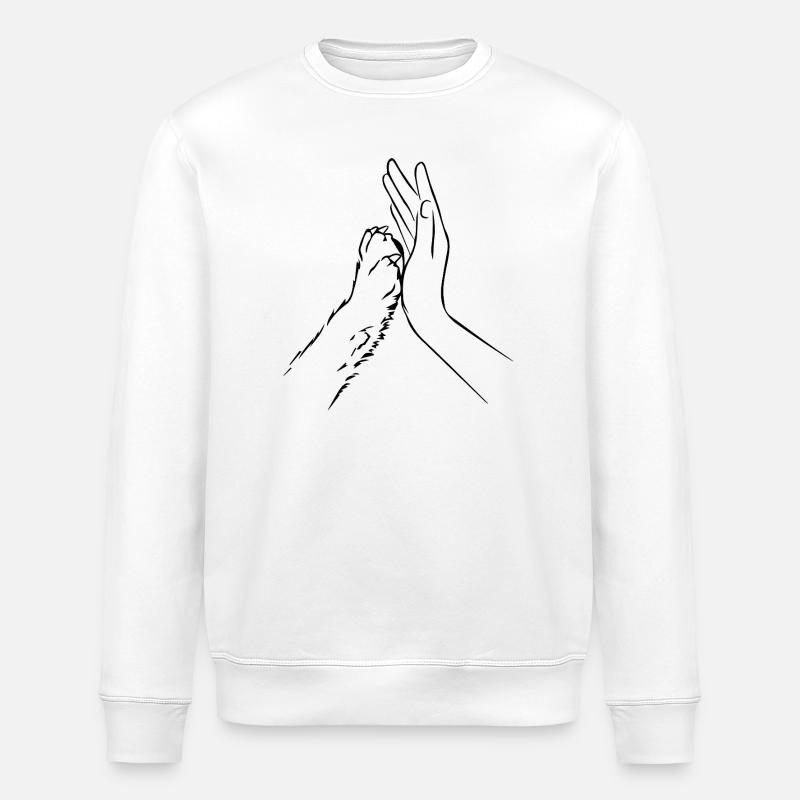 Équipe Patte et Main-Chien - Sweat bio ROLLER Stanley/Stella Unisexe - blanc
