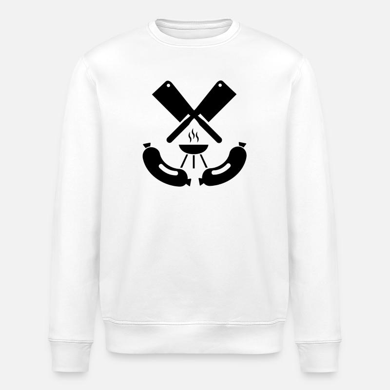 Grillen - Stanley/Stella Unisex Bio-Sweatshirt ROLLER - Weiß