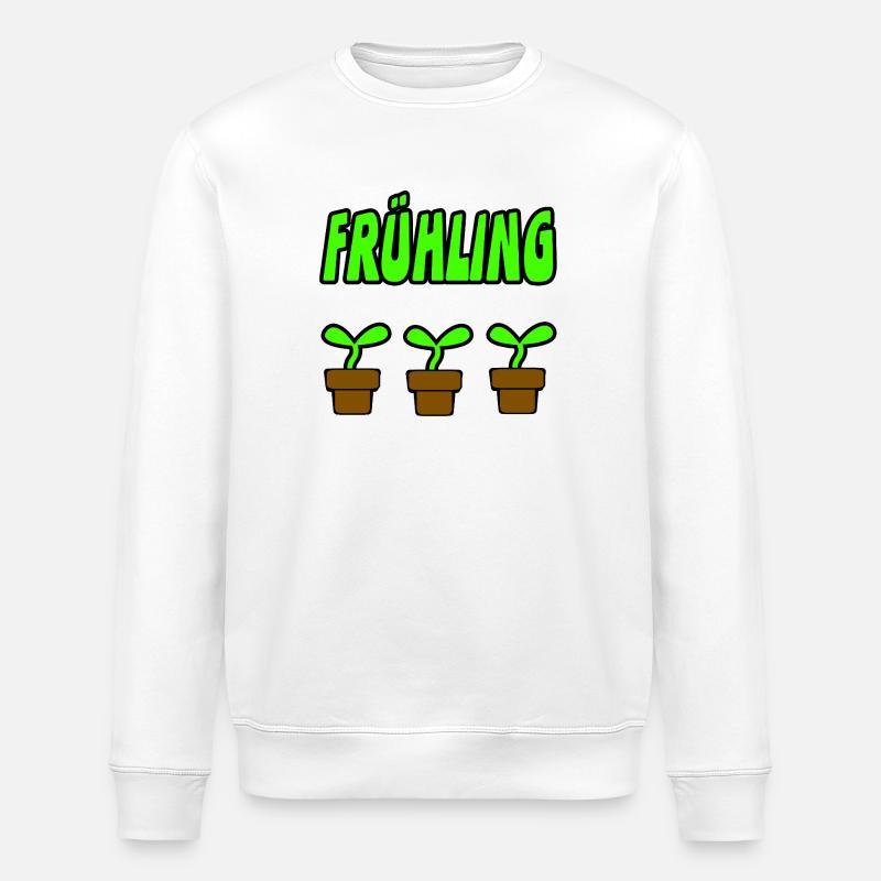 Frühling - Stanley/Stella Unisex Bio-Sweatshirt ROLLER - Weiß