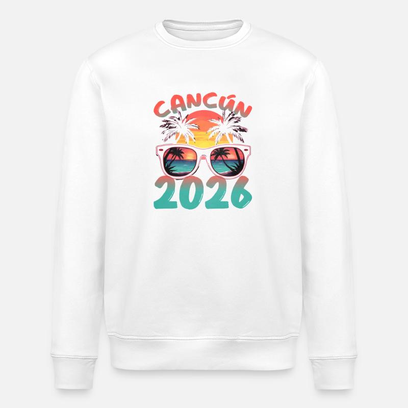 Cancun 2026 - Stanley/Stella Unisex Bio-Sweatshirt ROLLER - Weiß