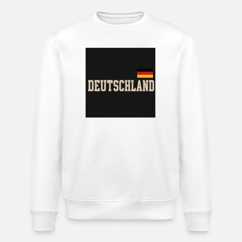 DEUTSCHLAND - Stanley/Stella Unisex Bio-Sweatshirt ROLLER - Weiß