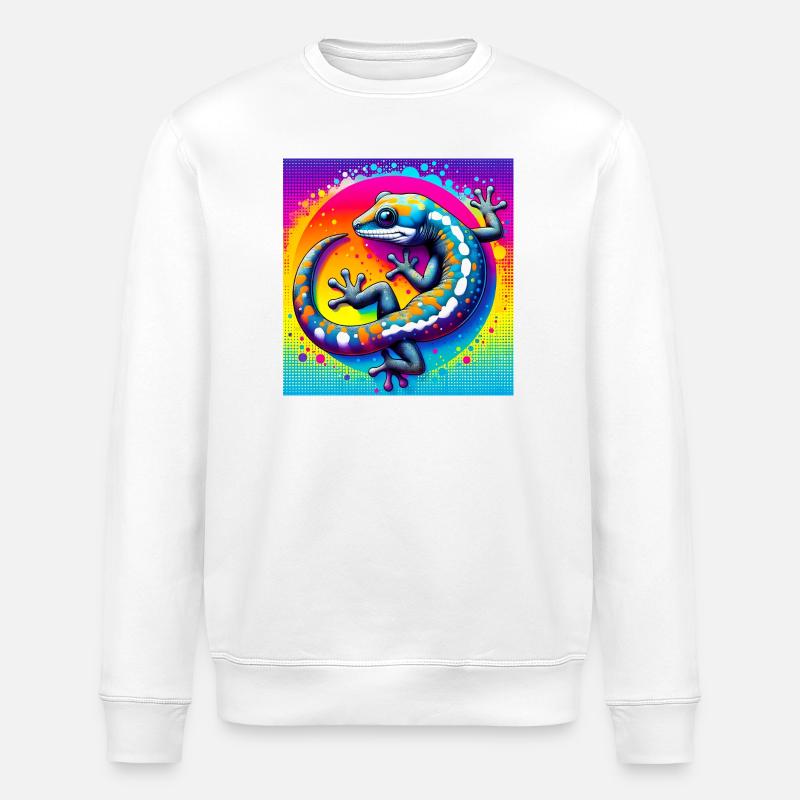 Gecko - Sweat bio ROLLER Stanley/Stella Unisexe - blanc