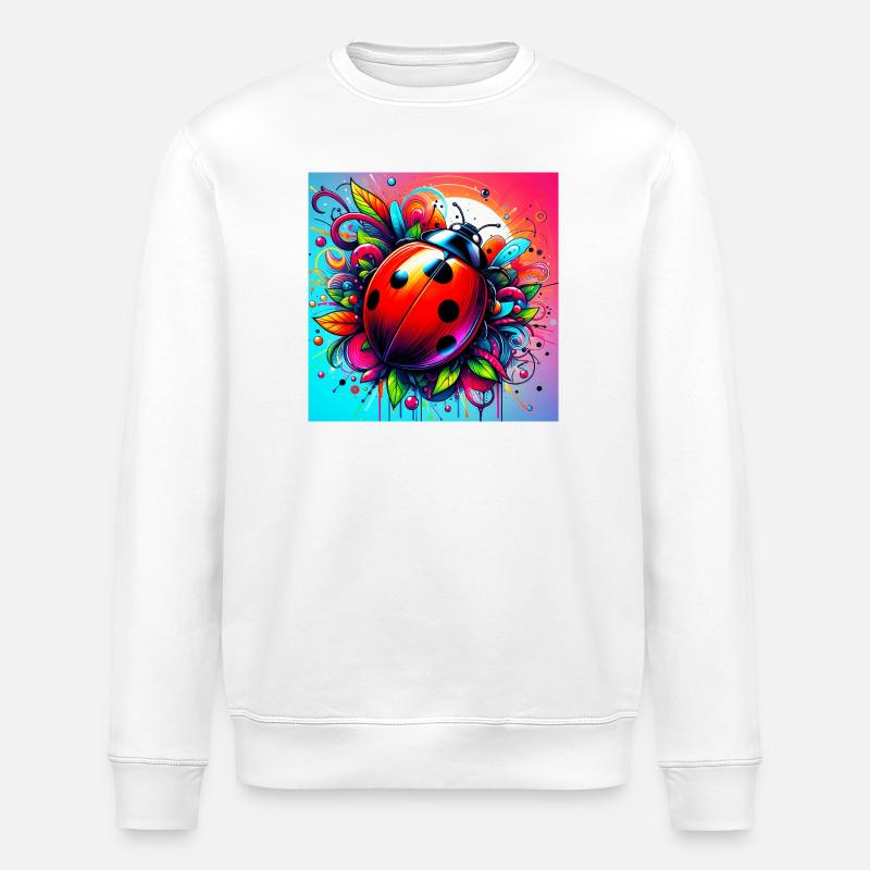 ladybird - Stanley/Stella ROLLER Unisex Organic Sweatshirt - white