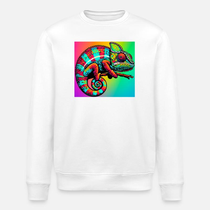 chameleon - Stanley/Stella ROLLER Unisex Organic Sweatshirt - white