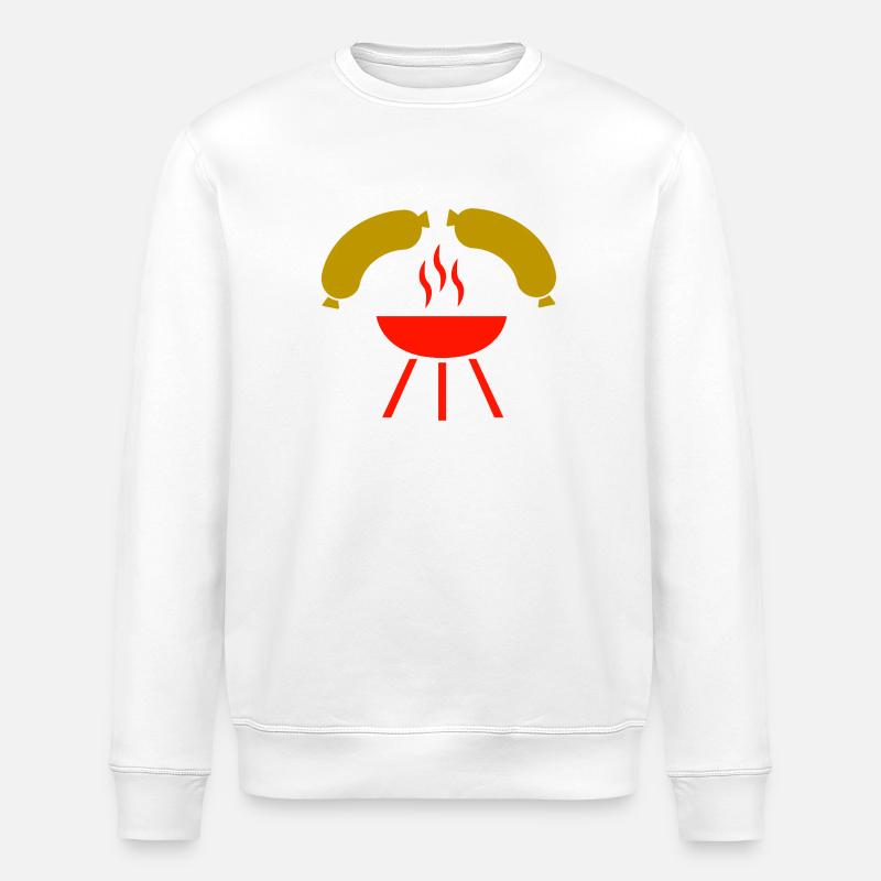Grill - Stanley/Stella ROLLER Unisex Organic Sweatshirt - white