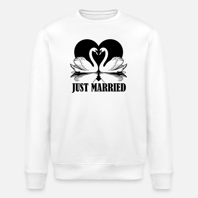 marié - Sweat bio ROLLER Stanley/Stella Unisexe - blanc