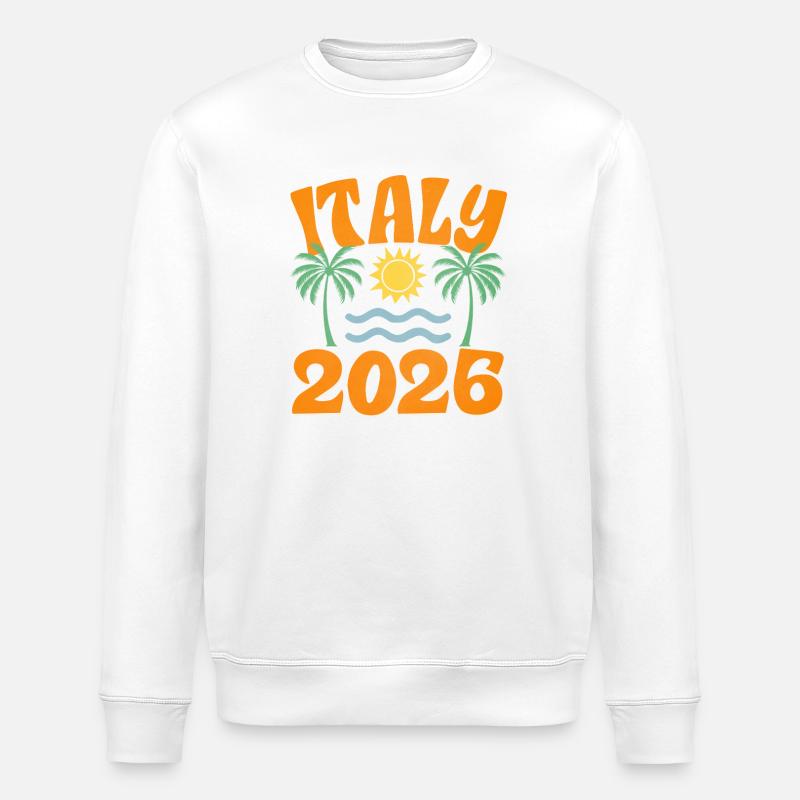 Italie 2026 - Sweat bio ROLLER Stanley/Stella Unisexe - blanc