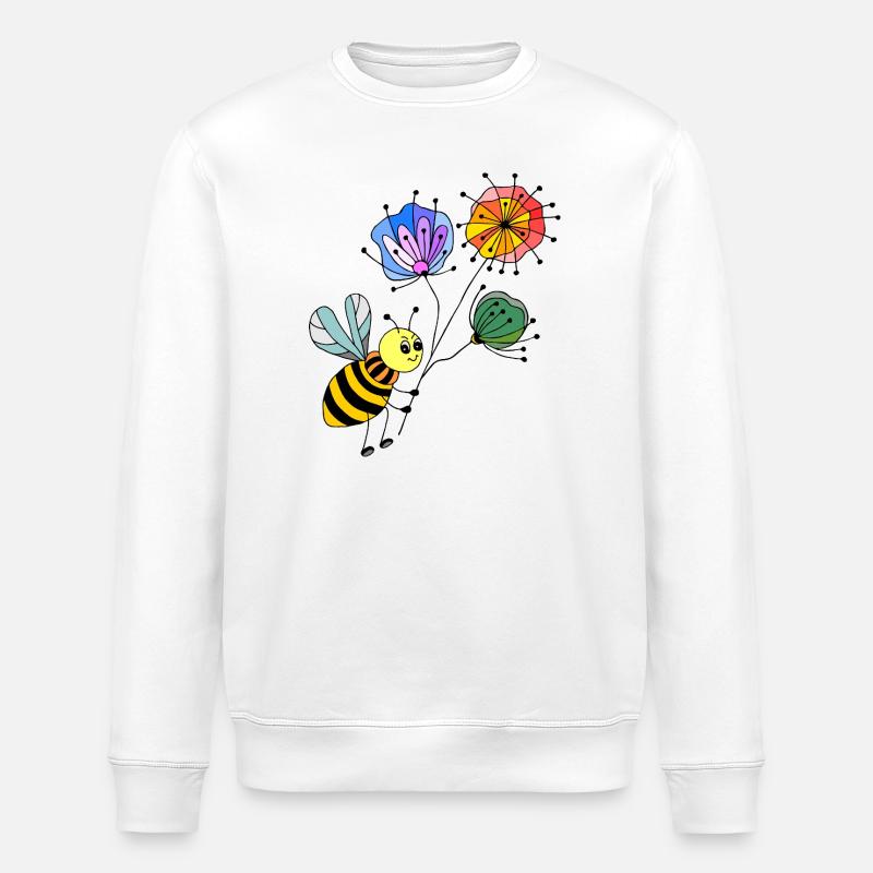 insecte - Sweat bio ROLLER Stanley/Stella Unisexe - blanc
