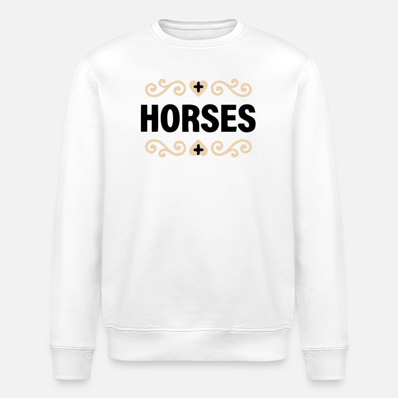 Cavaliers nobles en lettres - Sweat bio ROLLER Stanley/Stella Unisexe - blanc