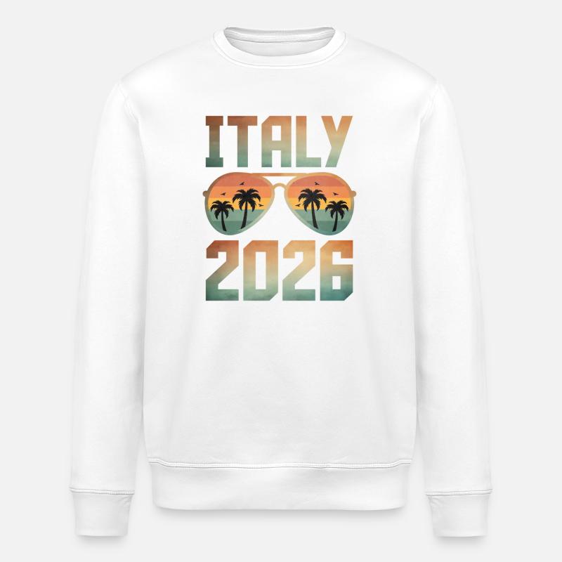 Italie 2026 - Sweat bio ROLLER Stanley/Stella Unisexe - blanc
