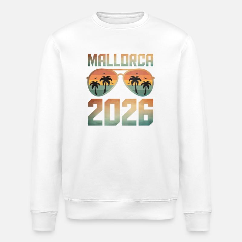 Majorque 2026 - Sweat bio ROLLER Stanley/Stella Unisexe - blanc
