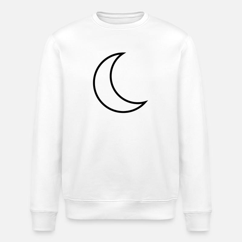 Demi-Lune - Sweat bio ROLLER Stanley/Stella Unisexe - blanc